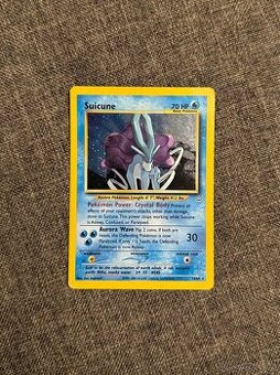 Pokémon karta  Suicune raritní