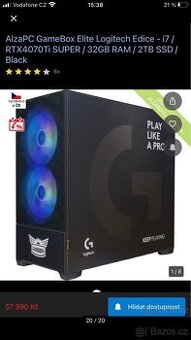 AlzaPC GameBox 4070TI Logitech Edice