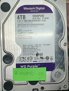 3,5" HDD WD Purple 4TB