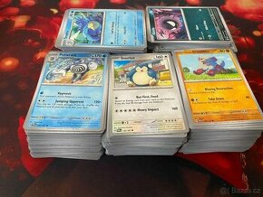 Pokemon karty 500ks + RARE Reverse Holo karty + BOX