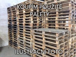 Koupím použité jednorázové dřevěné palety