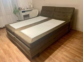 Manželská postel Boxspring