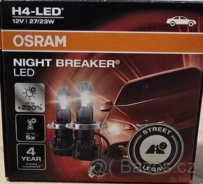 Osram H4 LED S CERTIFIKACÍ pouze rozbalené