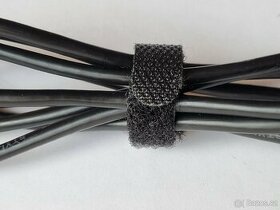 Suchý zip 10x1 cm na kabely vázací program s očkem 10ks - 1