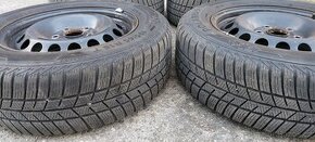 4x zimní pneu Barum Polaris 5, 195/65R15,vč.disků 5x112