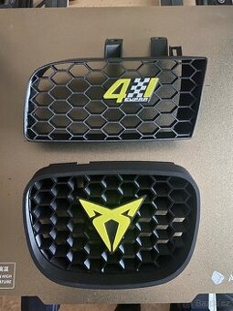 Bočné krytky do Cupra R masky Seat leon