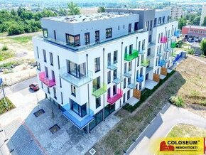 Znojmo, pronájem bytu OV 2+kk, 48 m2, novostavba, balkon – b