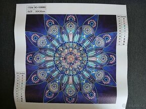 Mandala 7D diamantové malování, obraz