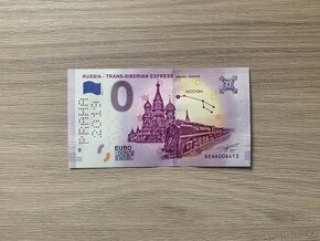 0 Euro Souvenir bankovka Russia - Trans-Siberian Express