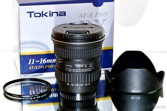 Nikon Tokina 11-16mm F2,8 IF DX +UV filtr TOP STAV