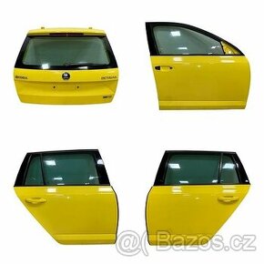 Všechny dveře žlutá barva LF1F Škoda Octavia 3 RS kombi 201