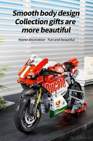 Stavebnice motocyklu Ducati kompatibilní s LEGO