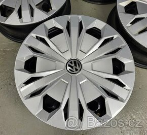 Originál 17" VW Škoda 5x112 Kodiaq Tiguan Tarraco +Poklice - 1