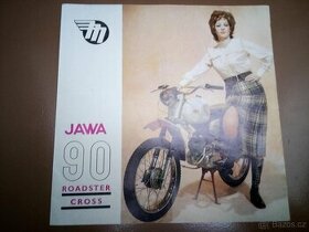 Jawa 90 roadster cross- orig. prospekt - 1