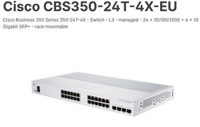 Switch Cisco Bussiness CBS350-24T-4X-EU-RF