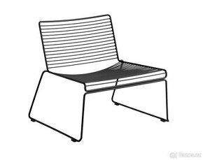 Křeslo HAY Hee Lounge Chair, black 2ks