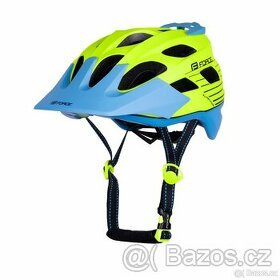 Přilba FORCE RAPTOR MTB fluo-modrá L - XL