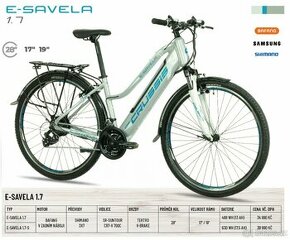 Trekové elektrokolo Crussis e-Savela 1.7 (2023) – rám 17″