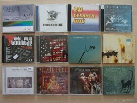 SLEVA - 12x CD - RŮZNÝ ŽÁNR - ROCK, FOLK, POP, Z FILMU...