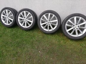 alu Škoda Octavia III zimní 225/45/17,alu Škoda Teron 17"