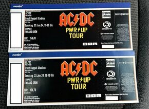 AC/DC Vídeň 23.6.2024 2 lístky na stání - SLEVA