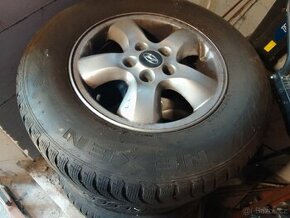 4 x alu kola s pneu NEXEN zimní 225/70 R16