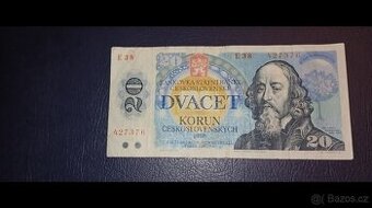 20 Korun Československých 1988