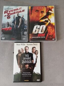 3x DVD film za celkem 69 Kč