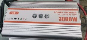 Měnič napětí 12v.,  220v -  3000w