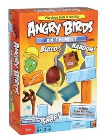 Mattel stolní hra Angry birds Na tenkém ledě