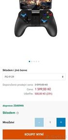 Ipega Herní Ovladač Bezdrátový Bluetooth Joystick Gamepad Pr