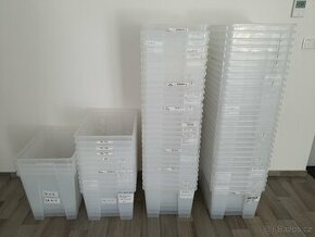 IKEA Krabice SAMLA průhledné
