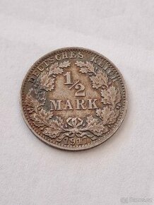 1/2 marka 1917 A - 1