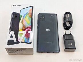 Novy Samsung Galaxy A71 6gb/128gb black. Záruka 6 měsíců.