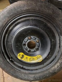 5x108 R16 a 4x100 R14  Rezerva Dojezdové kolo