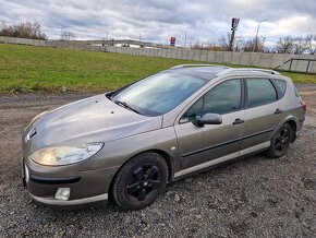 Peugeot 407 1.6 hdi - panorama - tažné - STK 2026 -