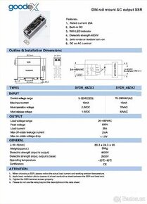 Relé GOODEX SSR 25A polovodičové - 1