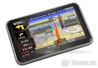 LUXUSNÍ 5" GPS NAVIGACE v HD, 8GB, FM, 256MB, 3D mapy- NOVÁ - 1