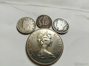 Pěkné staré mince levně