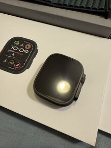 Apple Watch Ultra 2 49mm Black Titan, komplet, záruka