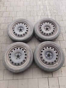 Disky 5x100 R16 + letní pneu 205/55/16 (VW, Audi, Škoda)