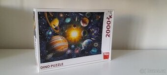 Puzzle Vesmír/sluneční soustava 2000 dílků