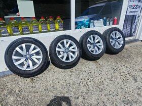 Alu Vw 5/112 R16 + 215/60 R16 letní - 1