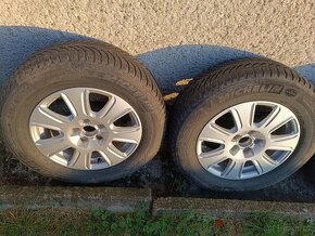 4xAlu kola a zimní pneu Michelin