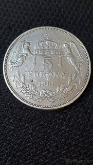 5 koruna 1909 KB FJI RU