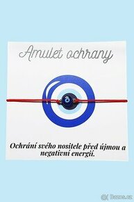 Náramek Evil Eye červený - Amulet ochrany