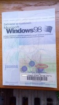 Prodám Licenci Microsoft Windows98 - 1