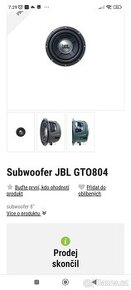 JBL Subwoofer GTO 804 - 1