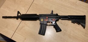 Airsoft M4A1 Carbine Sportline  custom + příslušenství