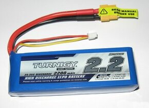 RC Li-pol TURNIGY 2200mAh, 11.1V, 3S1P, 25C